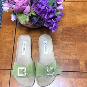 Cosmosisis Slide Sandals Made in Turkey